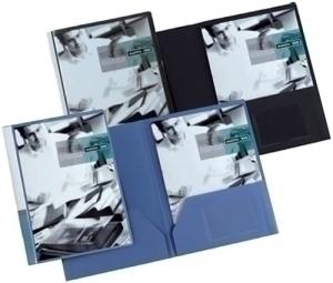 DOSIER con DOBLE BOLSA MULTIFIN DOS D074 CANGURO NEGRO