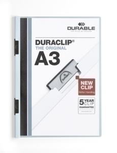 DOSIER CLIP DURACLIP PVC A3 2218 2 pinzas METAL 60h