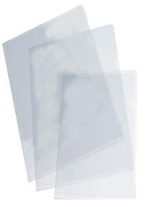 DOSIER ANGULO RECTO GRAFOPLAS PVC 200  Fº CRISTAL PAQUETE de 50