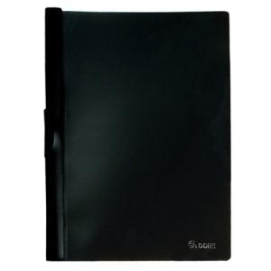 DOSIER CLIP PP A4 pinza METAL 30h NEGRO