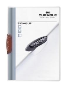 DOSIER CLIP SWINGCLIP PP A4 2260 pinza PLASTICO PIVOT.OPACO 30h ROJO