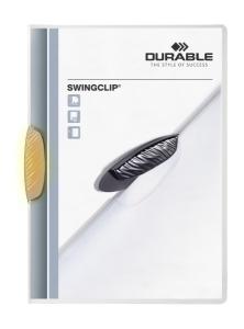DOSIER CLIP SWINGCLIP PP A4 2260 pinza PLASTICO PIVOT.OPACO 30h AMARILLO