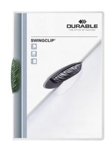 DOSIER CLIP SWINGCLIP PP A4 2260 pinza PLASTICO PIVOT.OPACO 30h VERDE