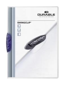 DOSIER CLIP SWINGCLIP PP A4 2260 pinza PLASTICO PIVOT.OPACO 30h AZUL OSCURO