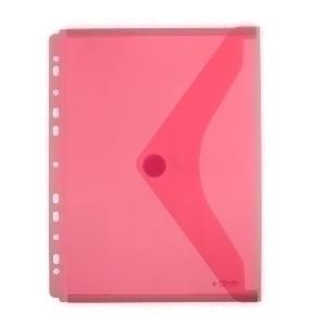 DOSIER SOBRE OFFICE BOX PP VELCRO A4 MULTITALADRO ROJO