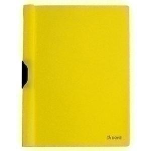 DOSIER CLIP PP A4 pinza METAL 30h AMARILLO