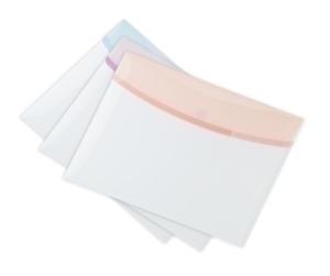 DOSIER SOBRE TARIFOLD COLOR DREAM PP RECICLABLE con VELCRO A4 SEMI OPACO SURTIDO PACK de 6