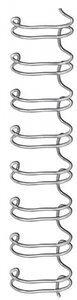 CANUTILLO metal WIRE-O FELLOWES (34 anillas paso 3:1)  8 mm PLATA CAJA de 100