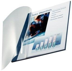 TAPA LEITZ impressBIND A4 FLEXIBLE TRANSP.  3,5 mm (AA) AZUL CAJA de 10