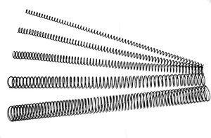 ESPIRAL METALICA paso 64 (5:1) NEGRO 40 mm CAJA de 25
