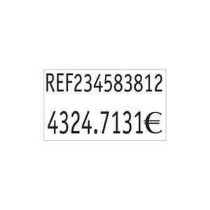 ETIQUETAS de PRECIOS PRYSE ADH.NORMAL 26x16 mm BLANCO ROLLO 1.000 uds.