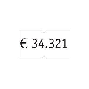 ETIQUETAS de PRECIOS PRYSE ADH.NORMAL 21x12 mm BLANCO ROLLO 1.000 uds.