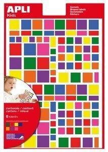 GOMETS APLI  BOLSA 6h REMOVIBLES CUADRADOS MULTICOLOR 7 col.surt.(AM-AZ-RJ-VD-NJ-VI-RS) 756 uds. (12971)