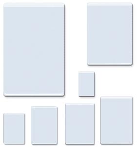 FUNDA PORTACARNET ESSELTE PVC 140  UÑERO  60Q 56x87mm (NIF) PAQUETE de 100