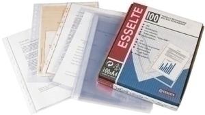 FUNDA MULTITALADRO ESSELTE PVC  80  LISO Fº 16 TAL.RFZO. PAQUETE de 100