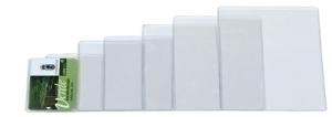 FUNDA PORTACARNET IBERPLAS PVC 150  REBAJE PL.NJ.86Q A3 PAQUETE de 50