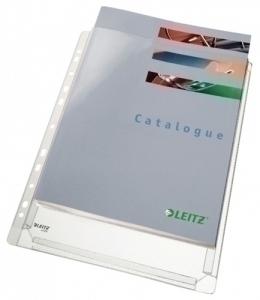 FUNDA MULTITALADRO FUELLE LEITZ 20mm PVC 170  LISO A4 11 TAL. BOLSA de 10