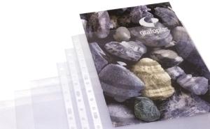 FUNDA MULTITALADRO GRAFOPLAS PP  70  LISO A4 11 TAL.RFZO. PAQUETE de 100