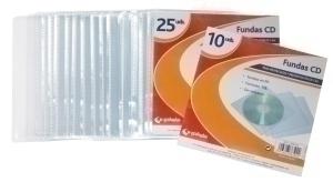 FUNDA CD/DVD GRAFOPLAS PP 133x137 BOLSA DE 10 (110 )