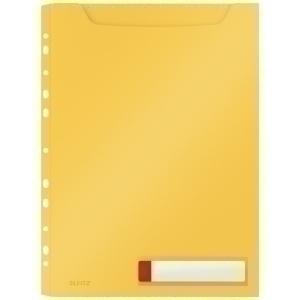 FUNDA MULTITALADRO LEITZ COSY GRAN CAPACIDAD PP OPACO A4 11 TAL.AMARILLO PACK de 3