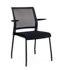 SILLA ROCADA CONFIDENTE REJILLA  ASIENTO TELA NEGRA /RD938