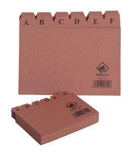 INDICE CARTON para FICHERO 100x150mm (Nº3)