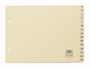 INDICE ELBA CARTULINA ALFABETICO 4º APDO. para ARCHIVADOR 15 pestañas 2 taladros (0041900)
