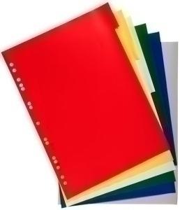 SEPARADORES EXACOMPTA PP FLEXIBLE OPACO A4 6 pestañas 11 taladros