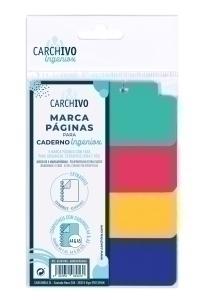 MARCAPAGINAS CARCHIVO INGENIOX OPACO PP EXTRA FUERTE 4 ud.