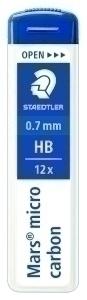 MINAS  STAEDTLER 250 MARS MICRO CARBON 0,7 - HB (TUBO de 12)