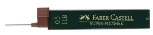 MINAS  FABER-CASTELL SUPERPOLYMER 0,5 - HB (TUBO de 12)