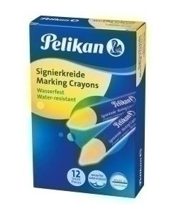 CERA MARCADORA PELIKAN DURA 762 AMARILLO (CAJA de 12) (701045)