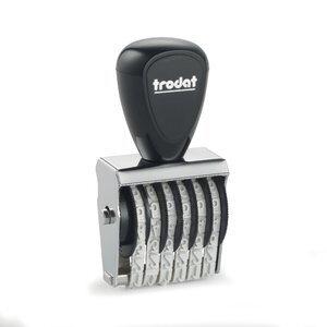 NUMERADOR ent.MANUAL TRODAT  4 mm.  6 bandas