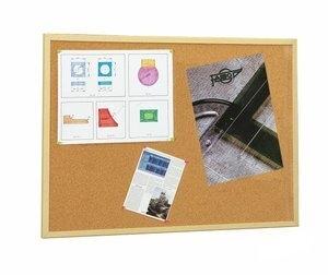 TABLERO CORCHO FAIBO LIGERO MARCO PINO  40x60 cm