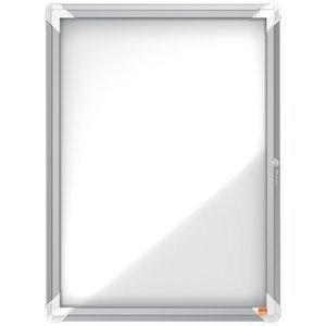VITRINA NOBO de EXTERIOR BLANCA MAGNETICA para  4 hojas A4