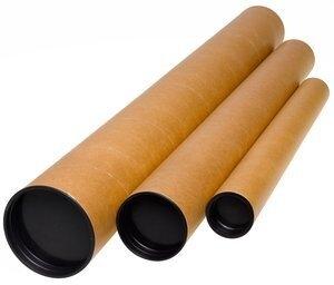 PORTAPLANOS para ENVIO FABRISA TUBO CARTON KRAFT  76x8 cm (POSTER)