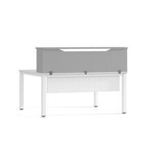 RECEPCION ROCADA MODULO SUPERIOR 160x30x40 ESTRUCTURA GRIS TABLEROS GRIS
