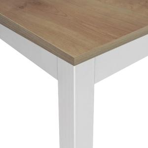 MESA ROCADA EXEC. 140x80 ALUMINIO/ROBLE /2001AD08