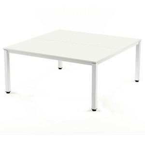 MESA ROCADA EXECUTIVE 180x163 ESTRUCTURA BLANCO TABLERO MELAMINA BLANCO