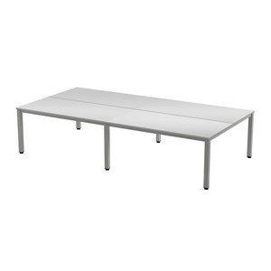 MESA ROCADA EXECUTIVE 320x163 ESTRUCTURA ALUMINIO TABLERO MELAMINA GRIS