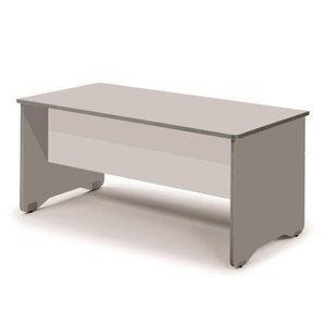 MESA ROCADA WORK 160x80 ESTRUCTURA GRIS TABLERO GRIS
