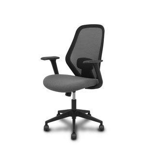 SILLA PIQUERAS ERGO529 MALLA GRIS