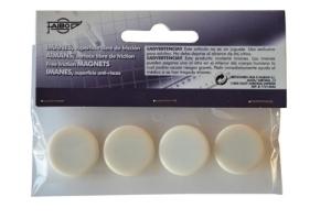 IMANES REDONDOS FAIBO 20 mm BLANCO BOLSA de 4