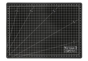 PLANCHA DE CORTE VANTAGE A4 NEGRA