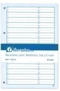 RECAMBIO para LISTIN TELEFONICO IBERPLAS BLOC 24h 4 taladros