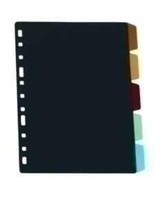 SEPARADORES IBERPLAS PVC OPACO 4º APDO. 5 pestañas 2 taladros