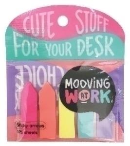 BANDERITAS ADHESIVAS MOOVING FLECHAS COLORES BLISTER de 5