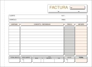 TALONARIO FACTURAS 4º APDO DUPLI LOAN (72D)
