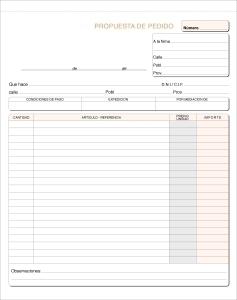 TALONARIO PEDIDOS HOLANDESA DUPLI LOAN (52D)