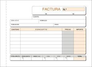 TALONARIO FACTURAS 8º APDO DUPLI LOAN